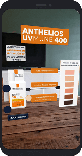 Anthelios UV Mune Realidad Aumentada