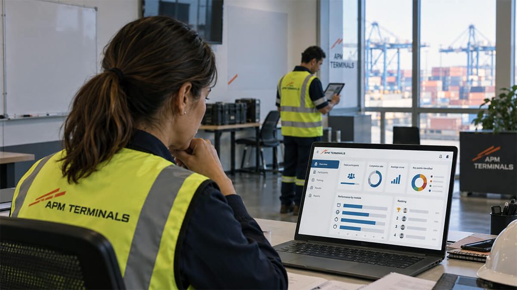 Resultados de capacitación de inspección de pasarelas en APM Terminals copia