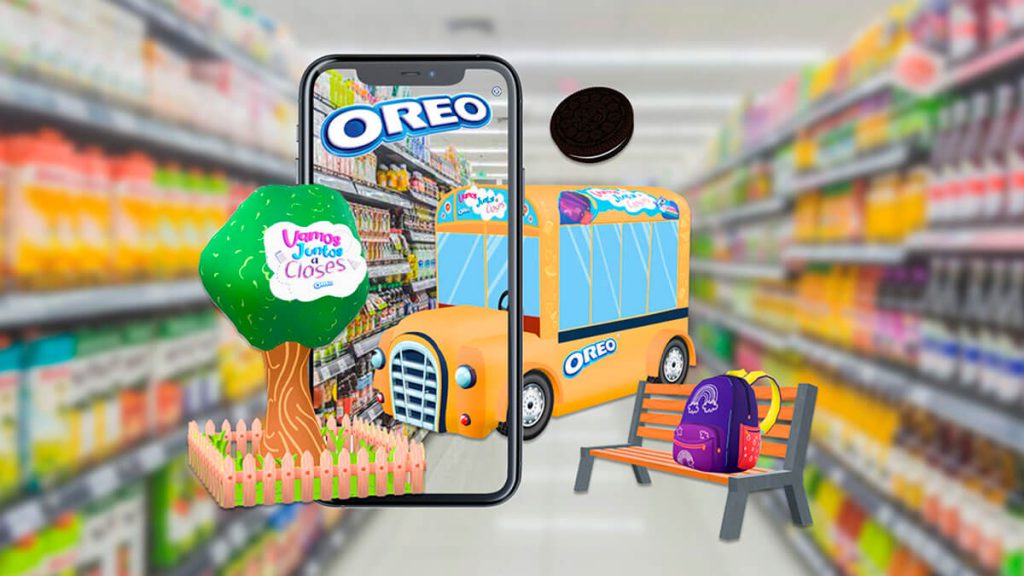 Vamos juntos a clases Oreo Realidad Aumentada